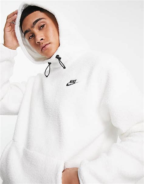 nike sherpa fleece weiß|Nike sherpa fleece hoodie.